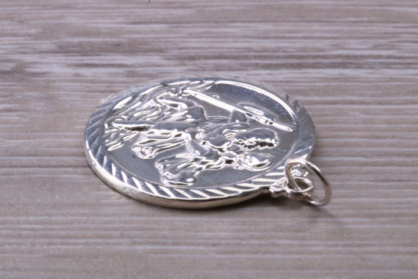 Sterling Silver Large Chunky St Christopher