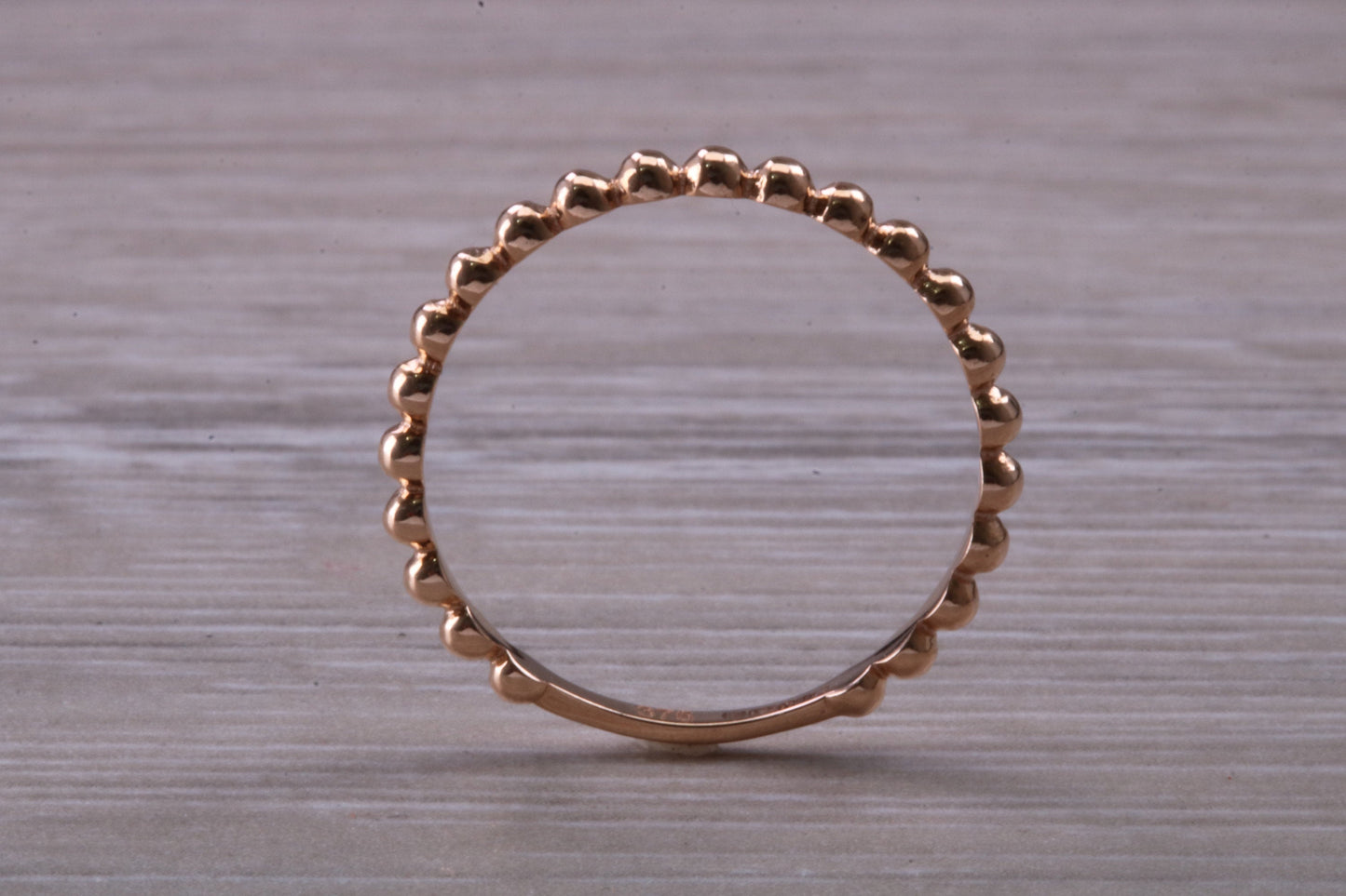 Rose Gold Bubble Abstract ring, made from solid 9ct Rose Gold, British hallmarked, simple and dainty ring