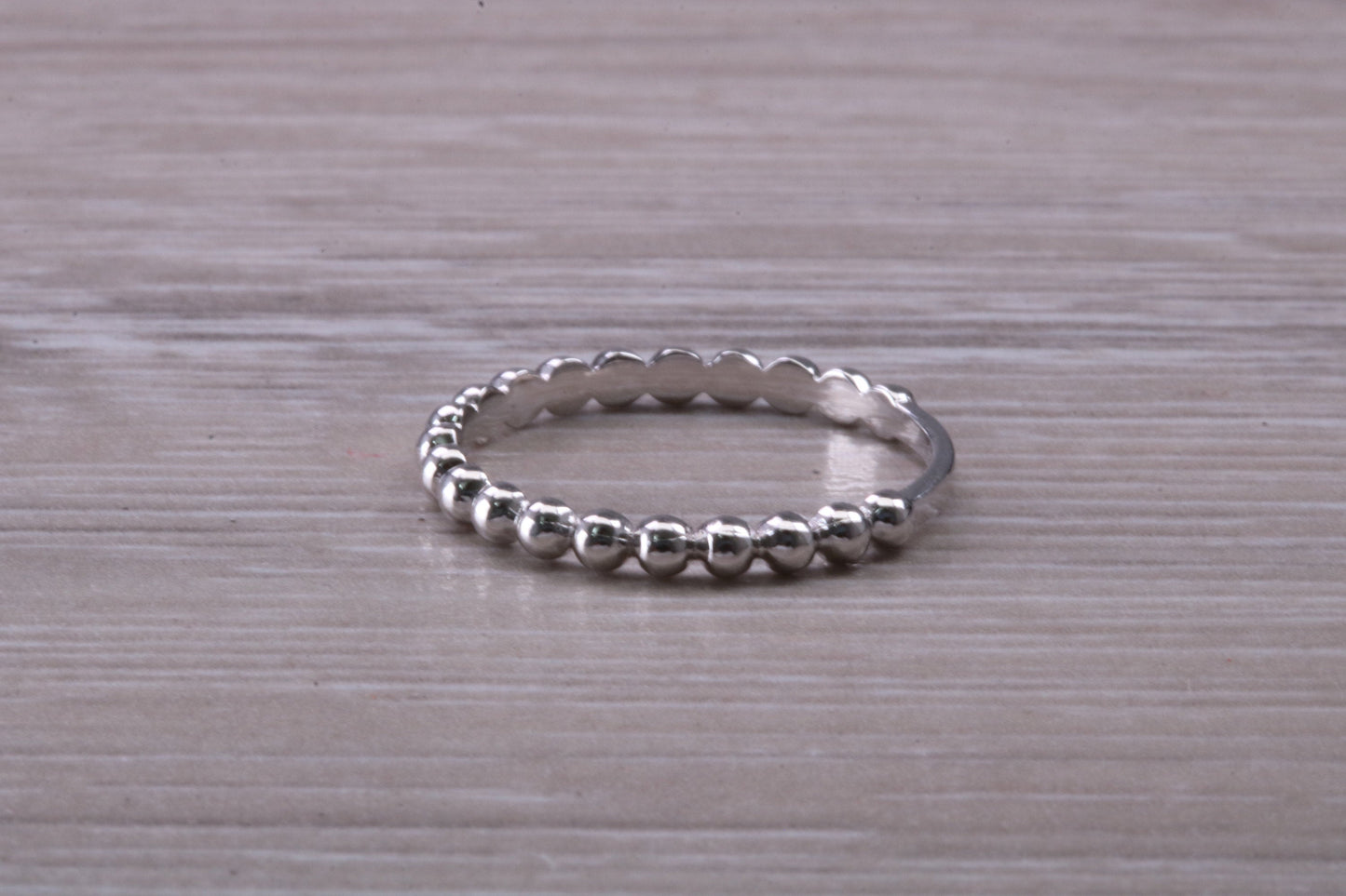 White Gold Bubble Abstract ring, made from solid 9ct Rose Gold, British hallmarked, simple and dainty ring