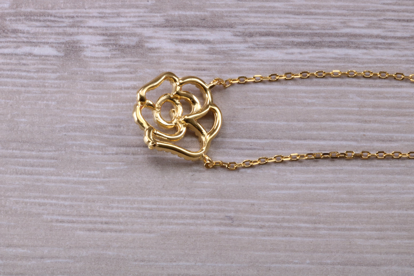 Sterling Silver C Z set Dressy Necklace