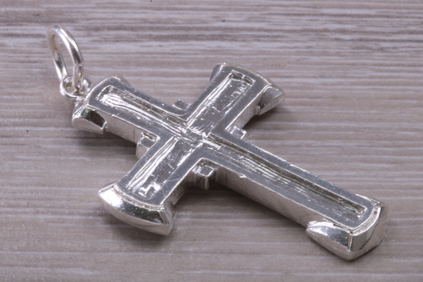 Large Chunky Sterling Silver Cross