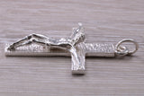 Large Sterling Silver Crucifix