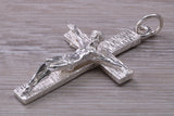Large Sterling Silver Crucifix