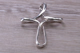 Sterling Silver Cross Together with 16 inch Silver Chain