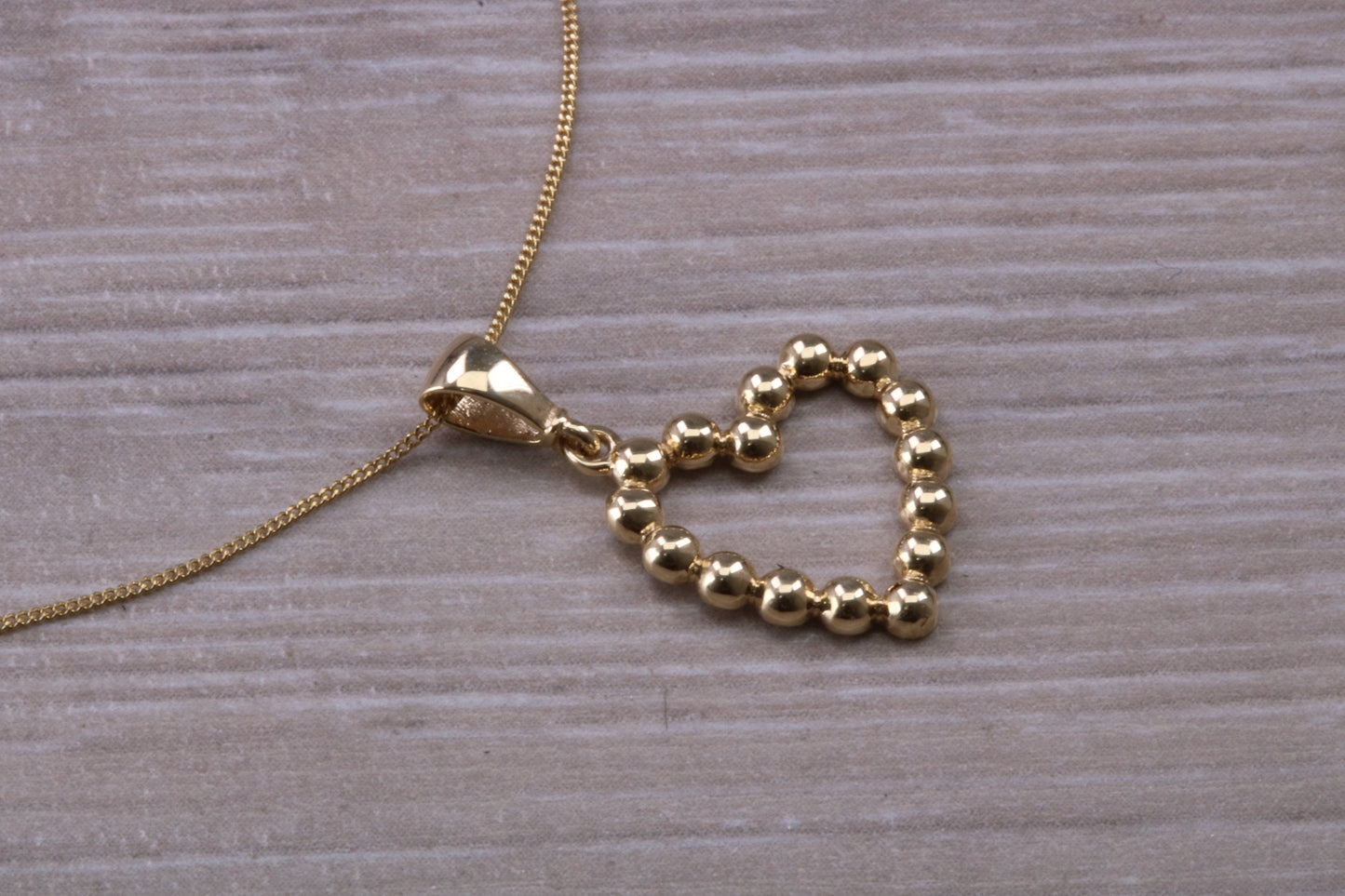 9ct Gold Love Heart Necklace