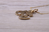 9ct Yellow Gold Aum Necklace
