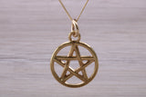 9ct Yellow Gold Star of David Necklace