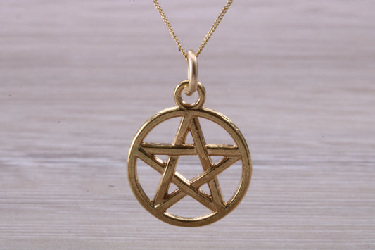 9ct Yellow Gold Star of David Necklace