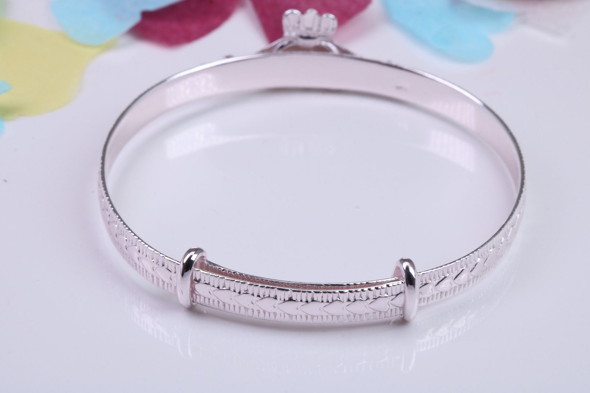 Childs Solid Silver Expanding Bangle