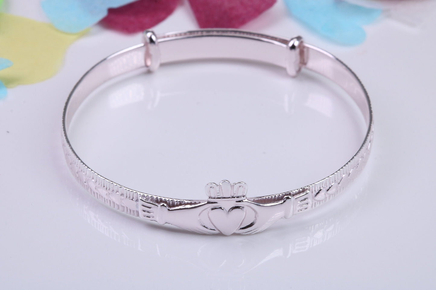 Childs Solid Silver Expanding Bangle