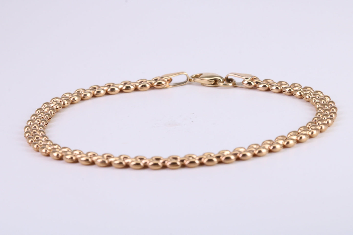 Fancy Link Bracelet, Made From Solid Yellow Gold, British Hallmarked, Luxury Gift Boxed