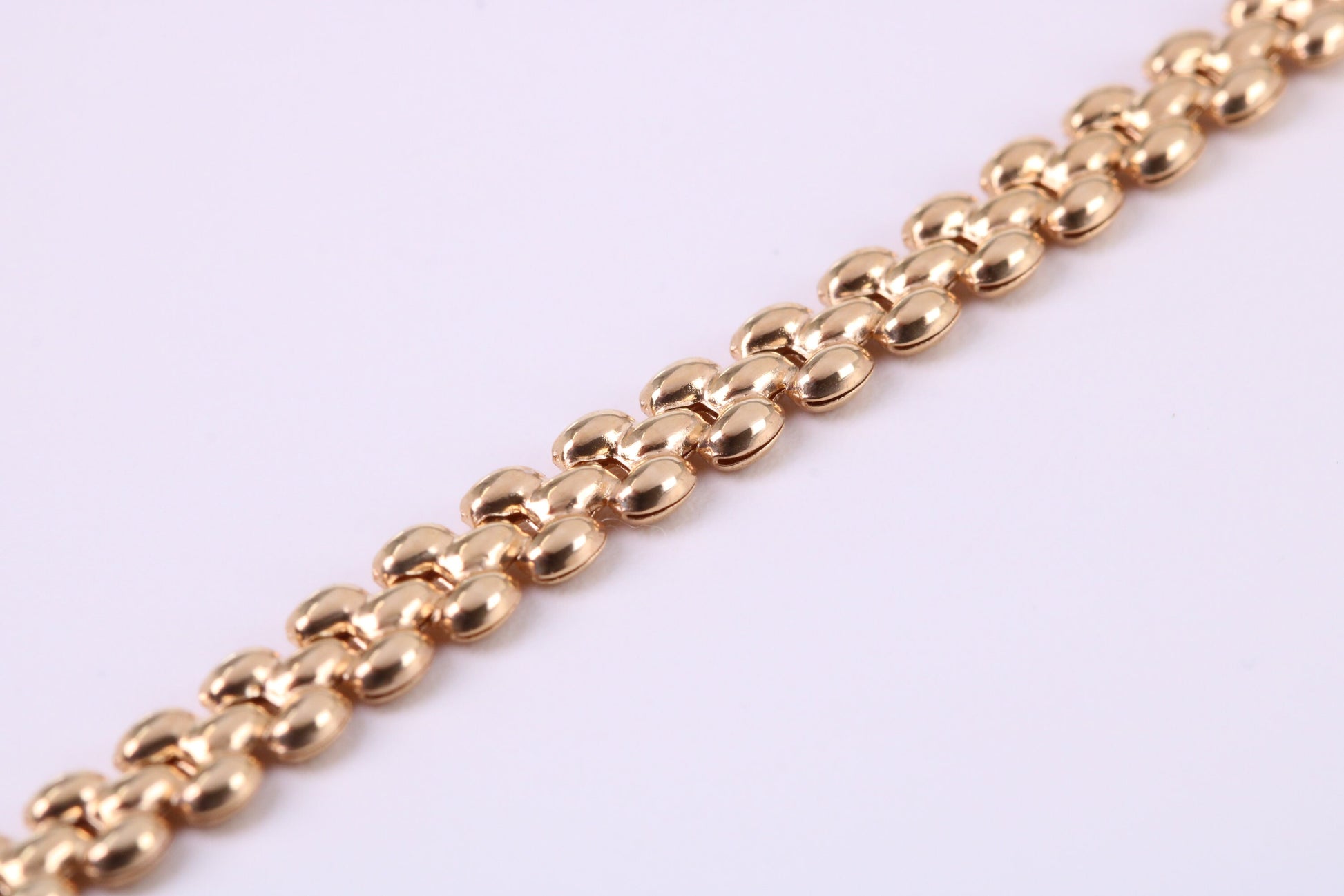 Fancy Link Bracelet, Made From Solid Yellow Gold, British Hallmarked, Luxury Gift Boxed